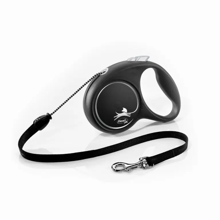 Рулетка Black Design M трос для собак, 5 м, до 20 кг