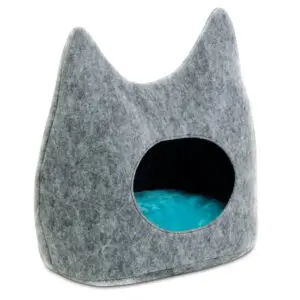 Будинок-лежак Pet Fashion Dream сірий для котів, 44х28х45 см