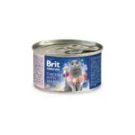 Вологий корм Brit Premium by Nature з куркою і сердечками для котів, 200 г