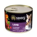 Savory Cat Can Adult Sterilised ягня