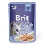 Вологий корм Brit Premium з лососем для котів, 85 г