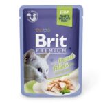 Brit Premium Cat pouch 85 g филе форели в желе
