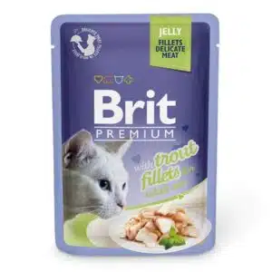 Вологий корм Brit Premium з фореллю для котів, 85 г
