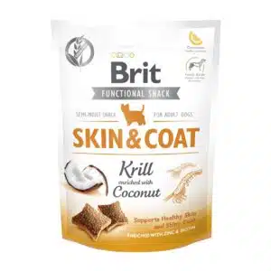Ласощі Brit Care Functional Snack Skin & Coat для шкіри і шерсті для собак, 150 г