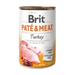 Вологий корм для собак Brit Pate & Meat з індичкою, 400 г