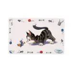 Килимок під миску Trixie Comic Cat для котів, 44х28 см