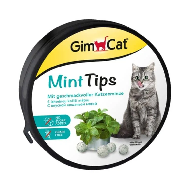 Ласощі GimCat Mint Tips з м'ятою для котів, 330 шт