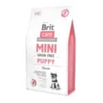 Беззерновой корм для щенков миниатюрных пород Brit Care Mini Grain Free Puppy с ягненком
