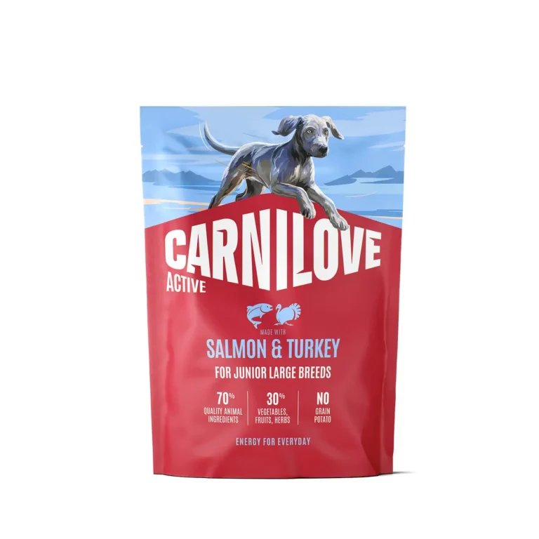 Сухий корм для цуценят великих порід Carnilove Salmon & Turkey Large Breed Puppy з лососем і індичкою