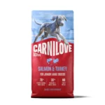 Сухой корм для щенков и молодых собак крупных пород Carnilove Salmon & Turkey Large Breed Puppy с лососем и индейкой