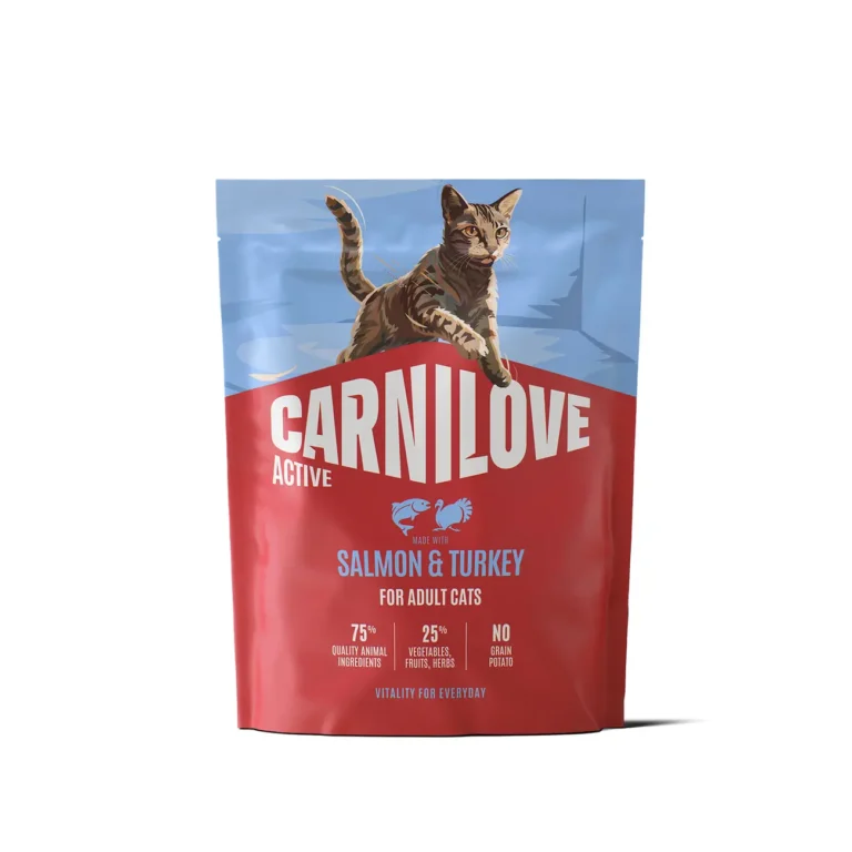 Сухий корм для дорослих котів Carnilove Active з лососем та індичкою