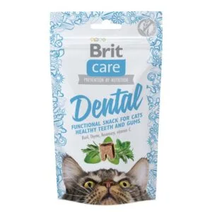 Ласощі Brit Care Dental з індичкою для котів, 50 г