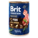 Brit Premium by Nature 400 г свинина зі свинячою трахеєю