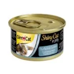 Вологий корм GimCat Shiny Cat з тунцем і креветками для котів, 70 г