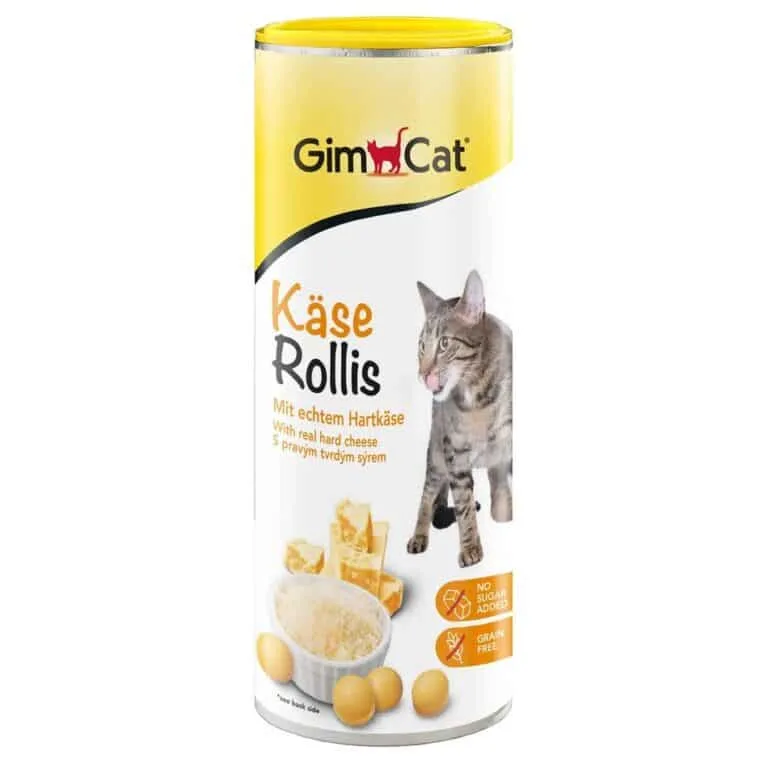Ласощі GimCat Kase-Rollis із сиром для котів, 425 г