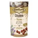 Ласощі Carnilove Cat Semi Moist Snack курка, чебрець для кішок, 50g