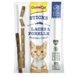 Мясные палочки для кошек лосось и треска grain-free 4шт.