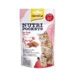 Nutri Pockets для кішок Яловичина+Солод (Мальт) 60г