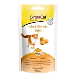 Ласощі GimCat Multi-Vitamin Tabs вітамінізовані для котів, 40 г