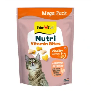 Ласощі GimCat Nutri Multi-Vitamin Bites з куркою для котів, 425 г