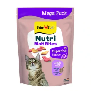 Ласощі GimCat Nutri Malt Bites для виведення шерсті для котів, 425 г