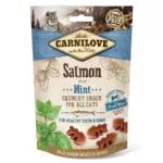 Ласощі Carnilove Cat Crunchy Snack лосось, м'ята для котів, 50g