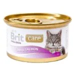 Вологий корм Brit Care з тунцем і лососем для котів, 80 г