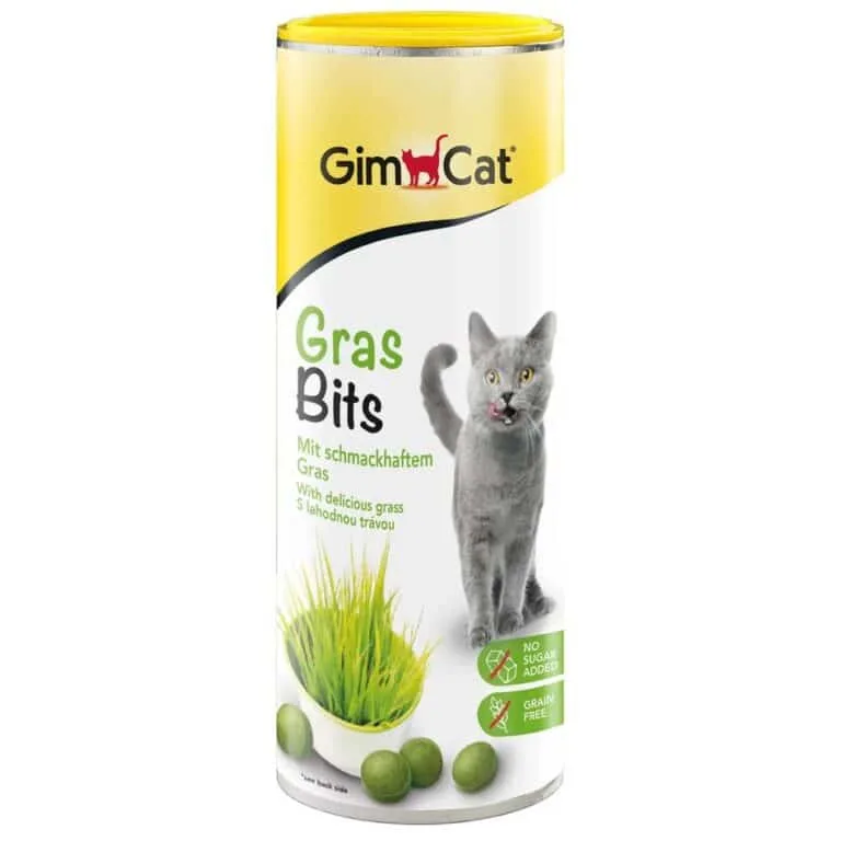 Ласощі GimCat Gras Bits з травою для котів, 425 г