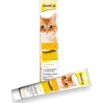 Паста для кошек GimCat DUO PASTE Multi-vitamin 12 витаминов и сыр, 50 г