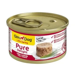 Вологий корм GimDog LD Pure Delight з тунцем і яловичиною для собак, 85 г