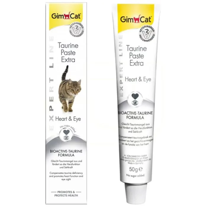 Паста для кішок GimCat Expert Line, Taurine Paste 50 г (для очей та серця)