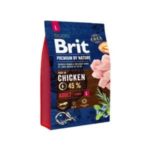 Сухий корм Brit Premium Adult L з куркою для дорослих собак великих порід