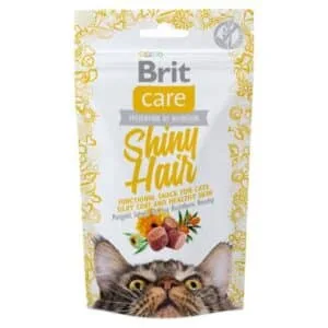 Ласощі Brit Care Shiny Hair з лососем для котів, 50 г