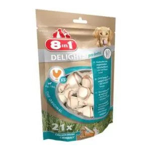Ласощі 8in1 Delights Pro Dental з куркою для собак, 252 г