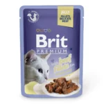 Brit Premium Cat pouch 85 g яловичини філе в желе