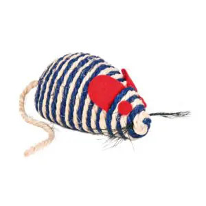 Іграшка Trixie мишка сизалева з брязкальцем 10 см для котів