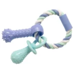 Іграшка GimDog Дент Плюс мотузка/кільце з термопластичною гумою 15см