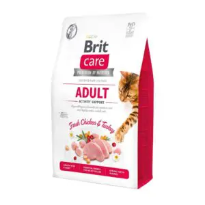 Сухий корм Brit Care Cat GF Adult Activity Support для котів беззерновий з куркою та індичкою