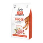 Сухой корм для кошек живущих в помещении Brit Care Cat GF Indoor Anti-stress с курицей