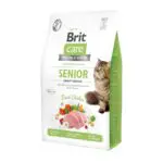 Сухий корм Brit Care Cat GF Senior Weight Control для літніх котів з куркою