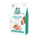Сухой корм для стерилизованных котов Brit Care Cat GF Sterilized Urinary Health с курицей