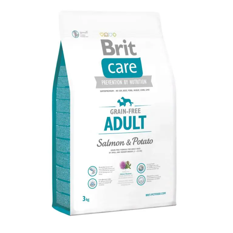 Сухий корм Brit Care GF Adult Salmon & Potato беззерновий з лососем для собак