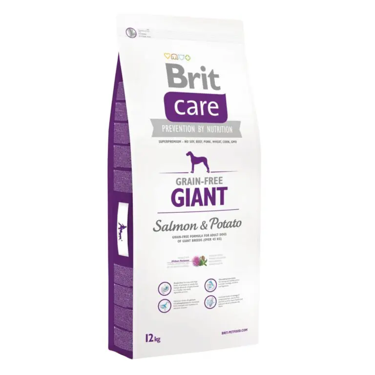 Сухий корм Brit Care GF Giant Salmon & Potato для собак з лососем, 12 кг