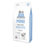 Сухой корм для взрослых собак миниатюрных пород с чувствительным пищеварением Brit Care Sensitive Grain Free