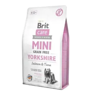 Сухий корм Brit Care Mini Grain Free Yorkshire з лососем та тунцем для собак