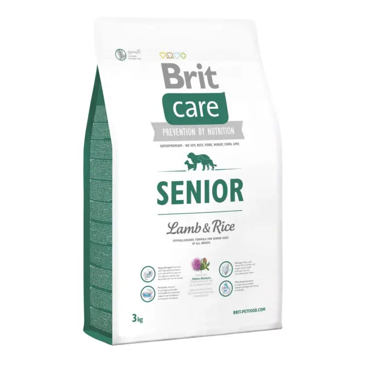 Сухий корм Brit Care Senior All Breed Lamb & Rice з ягням і рисом для літніх собак