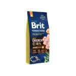 Сухий корм для цуценят середніх порід Brit Premium Junior M з куркою