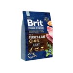 Сухой корм Brit Premium Light для собак с избыточным весом со вкусом индейки
