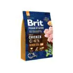 Сухий корм Brit Premium Senior S+M з куркою для літніх собак малих порід, 3 кг