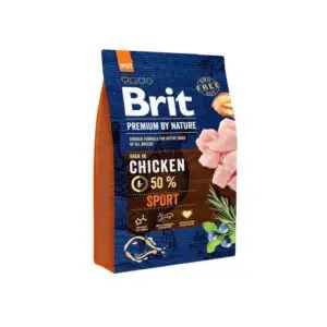 Сухий корм Brit Premium Sport з куркою для собак